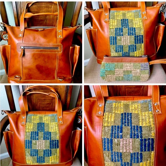 Artisan bag + matching clutch - Picture 1 of 1